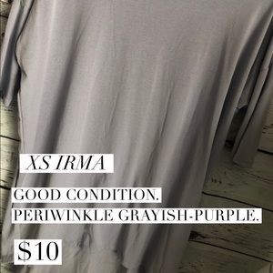 Lularoe XS irma tunic